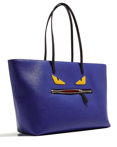 fendi blue monster bag